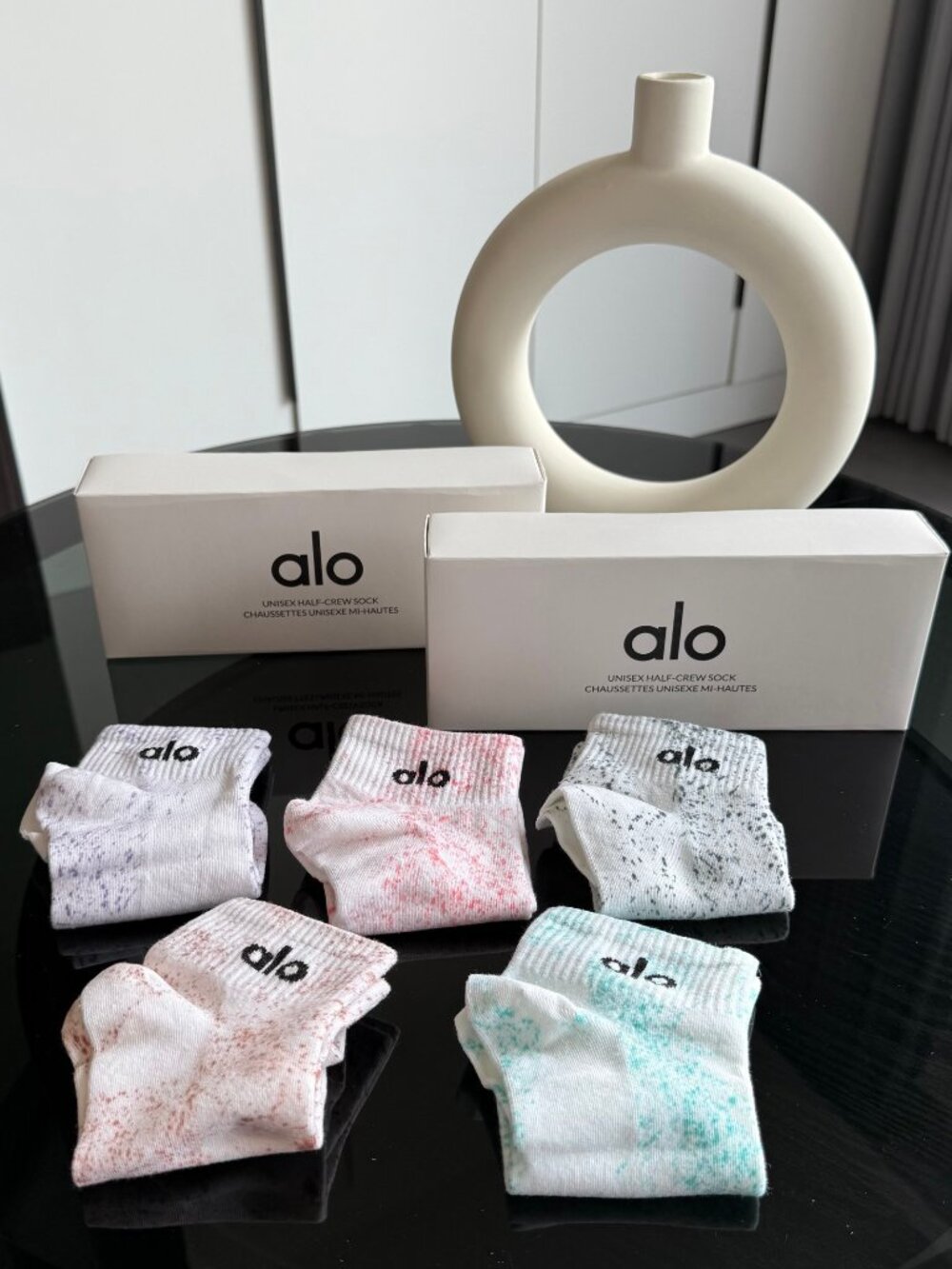 Alo Yoga Men's Summer Socks,5-Pair Set